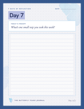 Load image into Gallery viewer, Free 7-day Journal pages
