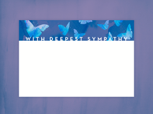 Load image into Gallery viewer, The Butterfly Years Sympathy Notecards (Free)

