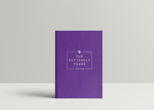 Purple butterfly years grief journal 
